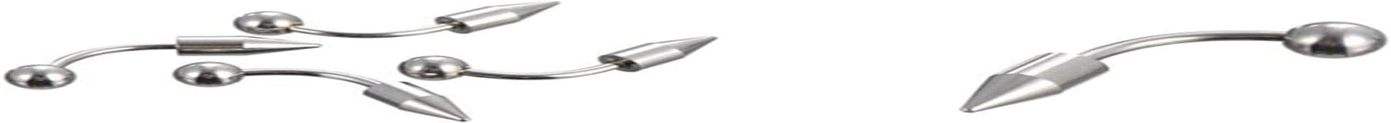 DEFLERS Body Piercing Jewelry Kit Titanium Steel Nose Rings Lip Tongue Tragus Cartilage Rings Hoop Studs Different Styles Apparel & Accessories > Jewelry > Rings Generic