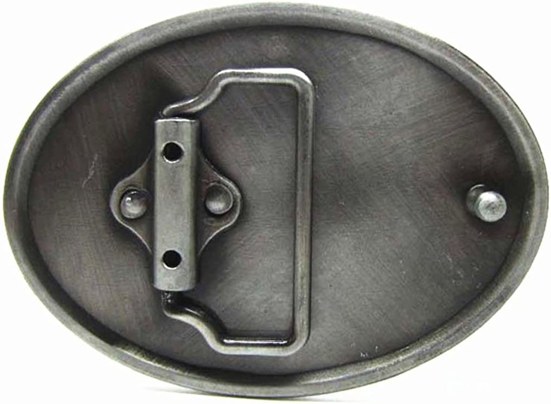 MASOP VOGU Vintage Oval Flower Rose Belt Buckle Cowgirl Girl Mens Rodeo Floral Metal Apparel & Accessories > Clothing Accessories > Belts MASOP VOGU