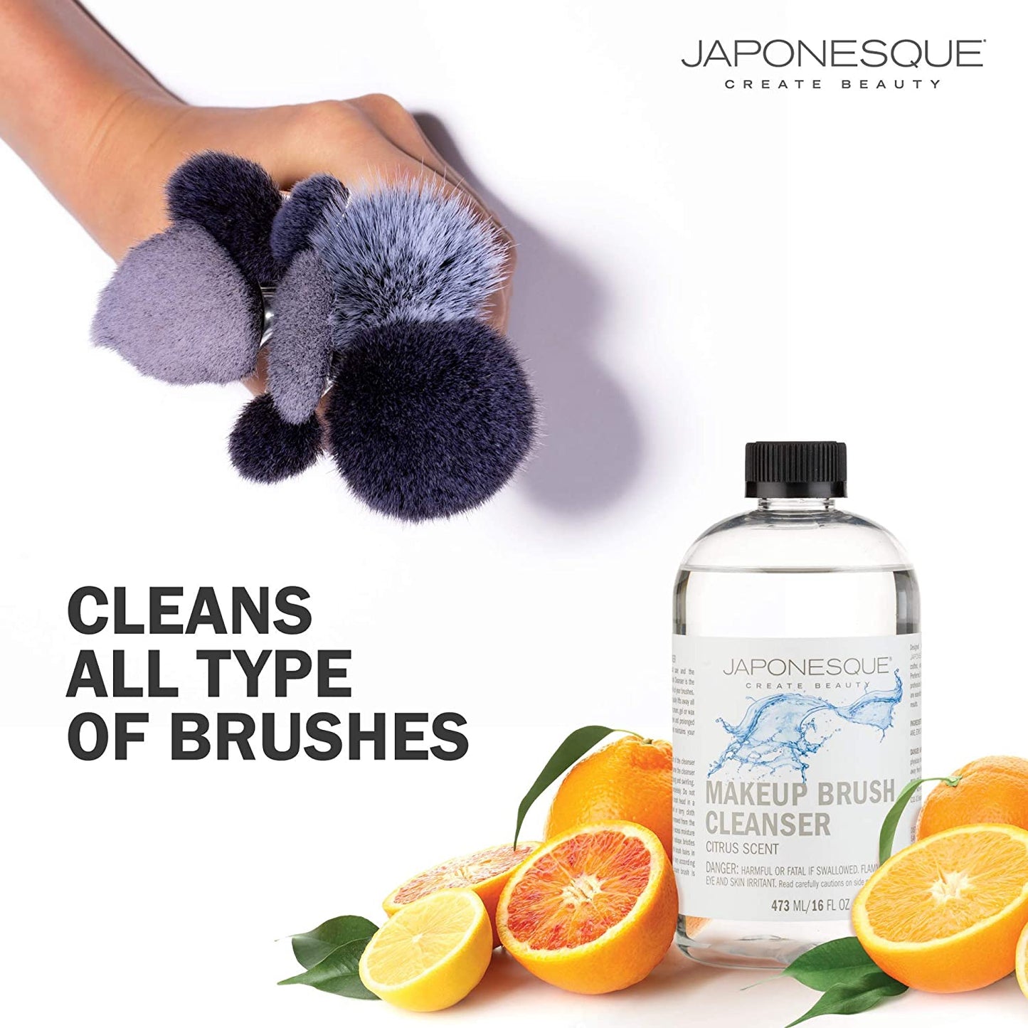 Japonesque Makeup Brush Cleansing Spray for Prolonged Performance of Natural and Synthetic Brushes, Cleans Brushes of All Types of Makeup, Rosewater Scent, 4Oz Health & Beauty > Personal Care > Cosmetics > Cosmetic Tools > Makeup Tools KYLIE MAX