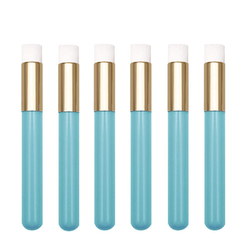 Eyelash Cleaning Brush 6 Pcs Lash Extension Cleanser Shampoo Soft Makeup Brushes for Blackhead Remover Tool Nose Washing Mascara Brushes Wands,Black Silver Health & Beauty > Personal Care > Cosmetics > Cosmetic Tools > Makeup Tools Camille Donahue Blue,6 Pcs