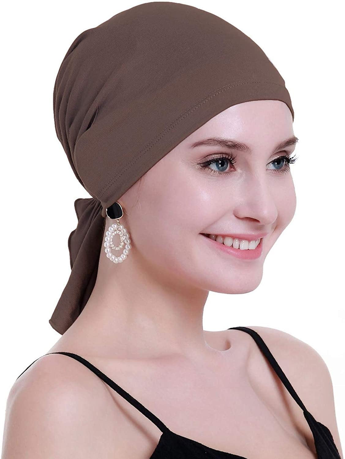 Osvyo Bamboo Chemo Headscarf for Women Hair Loss - Cancer Slip on Headwear Turbans Sealed Packaging osvyo