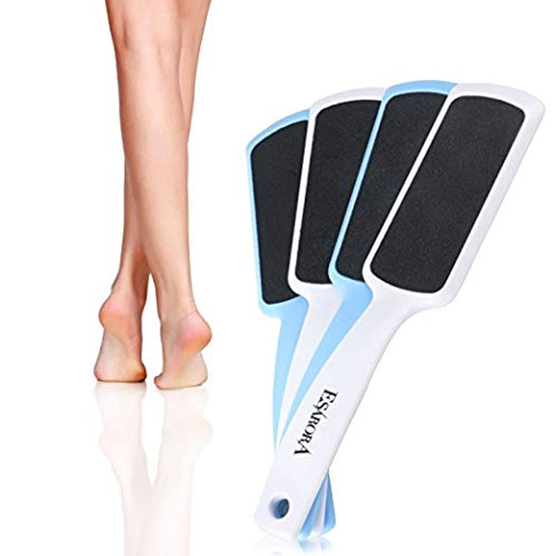 Foot Scrubber Foot File Callus Remover, ESARORA Double-Sided Pedicure Tools Foot Care Pedicure to Remove Hard Skin (Pack of 4) Health & Beauty > Personal Care > Foot Care ESARORA