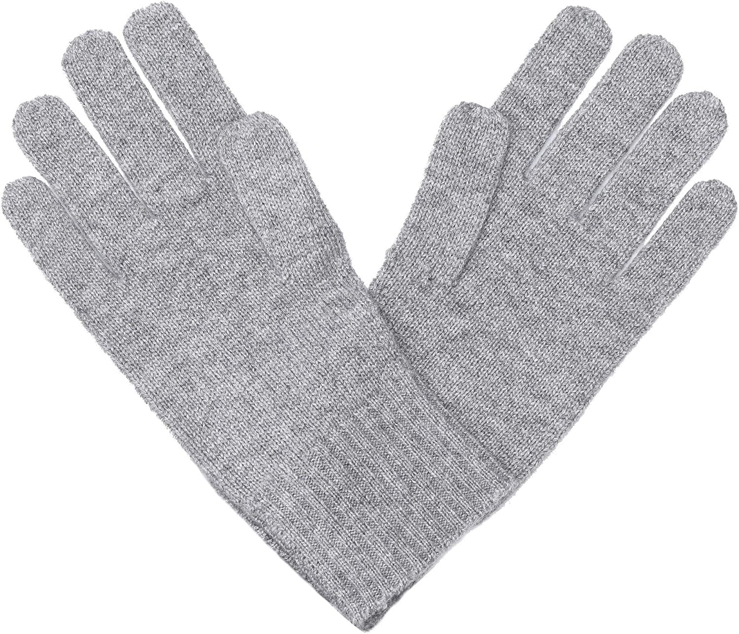 Cashmeren Unisex Plain Knit Solid Scarf - Matching Gloves 100% Pure Cashmere Accessories • Add Both to Cart for a Set Apparel & Accessories > Clothing Accessories > Gloves & Mittens Cashmeren Heather Grey / Gloves Gloves - One Size / Scarf - 80"x 13.5"