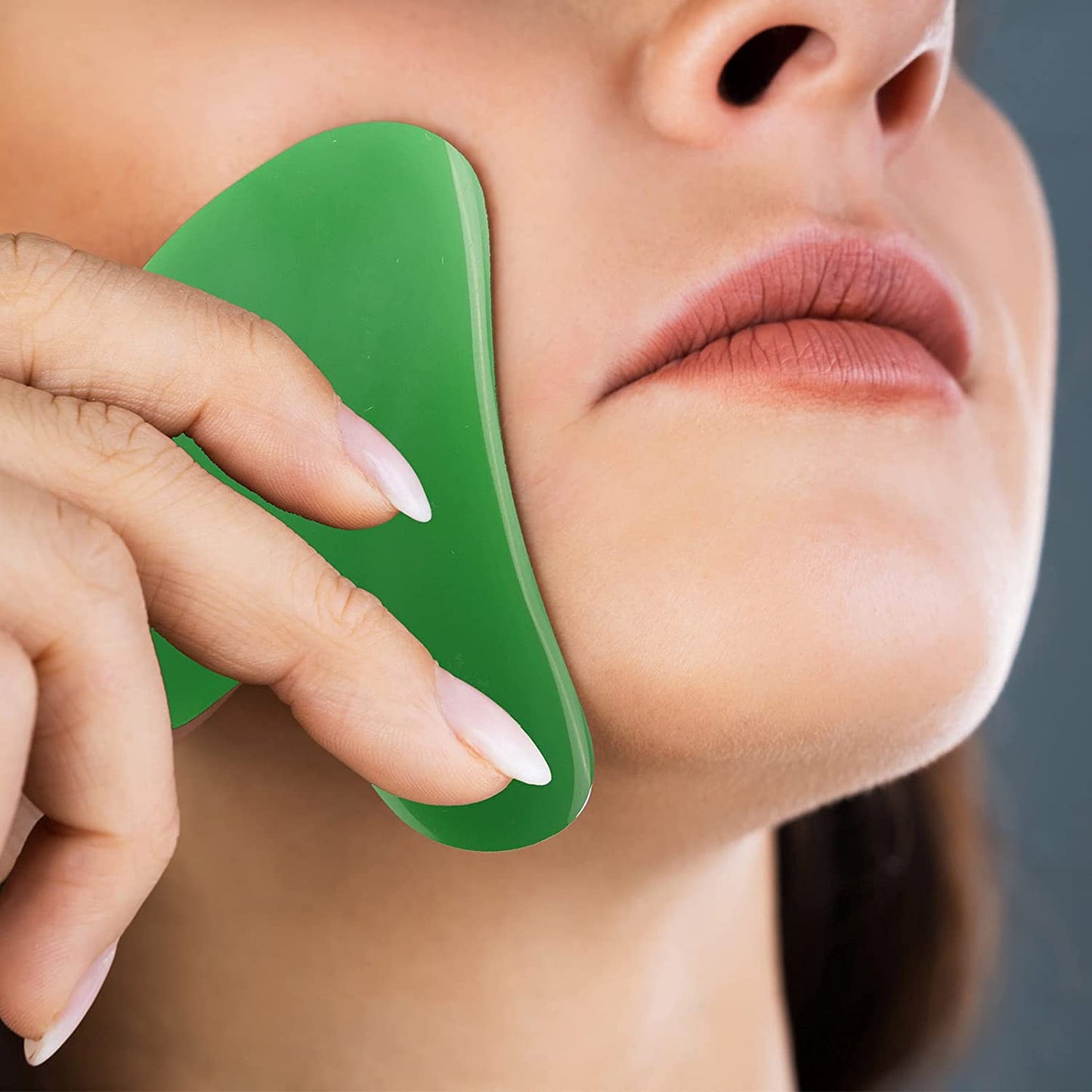 Gua Sha Facial Tools,Natural Jade Stone Gua Sha Face Massager Tool ,Skin Care Guasha Tool for Face ,Body SPA, Guasha Scraping Massage Tool-Rejuvenate Skin & Remove Wrinkles Health & Beauty > Personal Care > Cosmetics > Cosmetic Tools > Skin Care Tools GOTDYA
