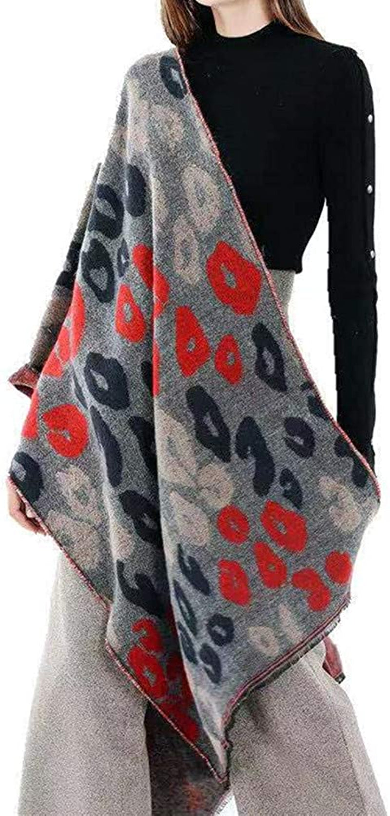 Camo Pashmina Winter Scarf Camoflauge Blanket Outdoor Fashion Scarf Wraps Shawl Handmade Scarves for Woman Man Apparel & Accessories > Clothing Accessories > Scarves & Shawls SEPTEMBER HOME