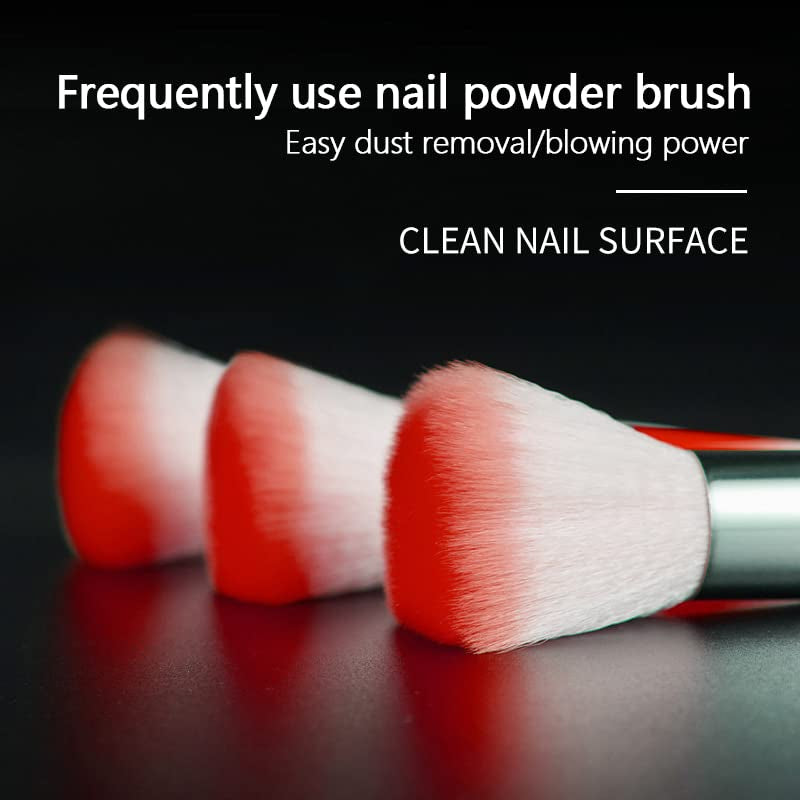 SILPECWEE 3Pcs Nail Brushes for Cleaning Powder, Makeup Brush Nail Clean up Brush Acrylic Nail Brush Cleaner Nail Dust Brush Manicure Brush Nail Art Tools Health & Beauty > Personal Care > Cosmetics > Cosmetic Tools > Nail Tools SILPECWEE
