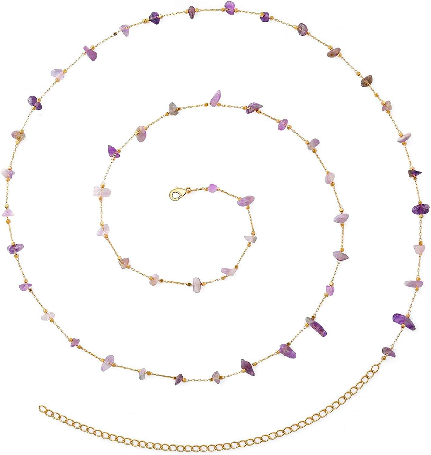 TOBENY 27.5/33.5/40 Inches Waist Belly Chains for the Waist for Women 14K Gold Plated Belly Chains for Women plus Size Body Chain for Women Teens Apparel & Accessories > Jewelry > Body Jewelry TOBENY N 33.4 Inches