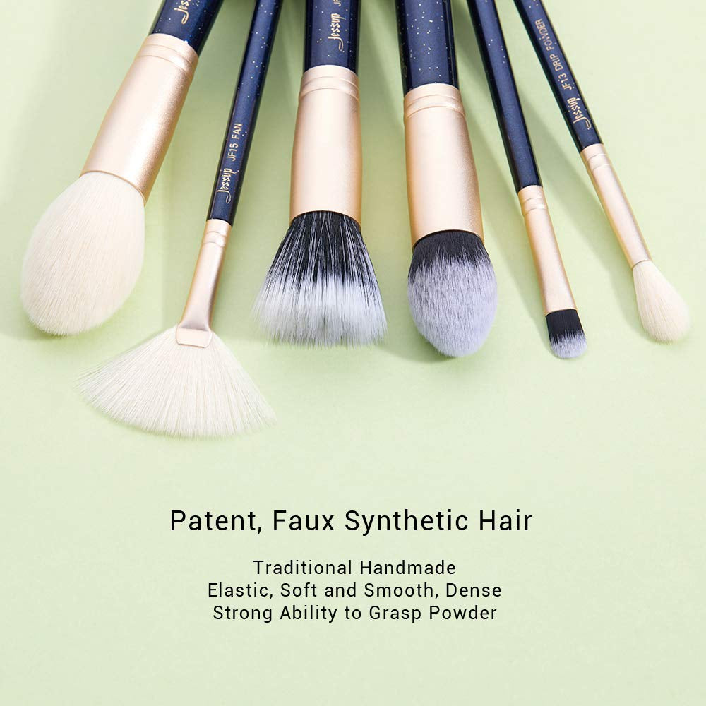 Jessup Brush Set Make up Brushes Powder Brush Face Lip Make-Up Brush Professional Beauty Brush Tools&Kits 30 Pcs Prussian Blue T470 Health & Beauty > Personal Care > Cosmetics > Cosmetic Tools > Makeup Tools Jessup