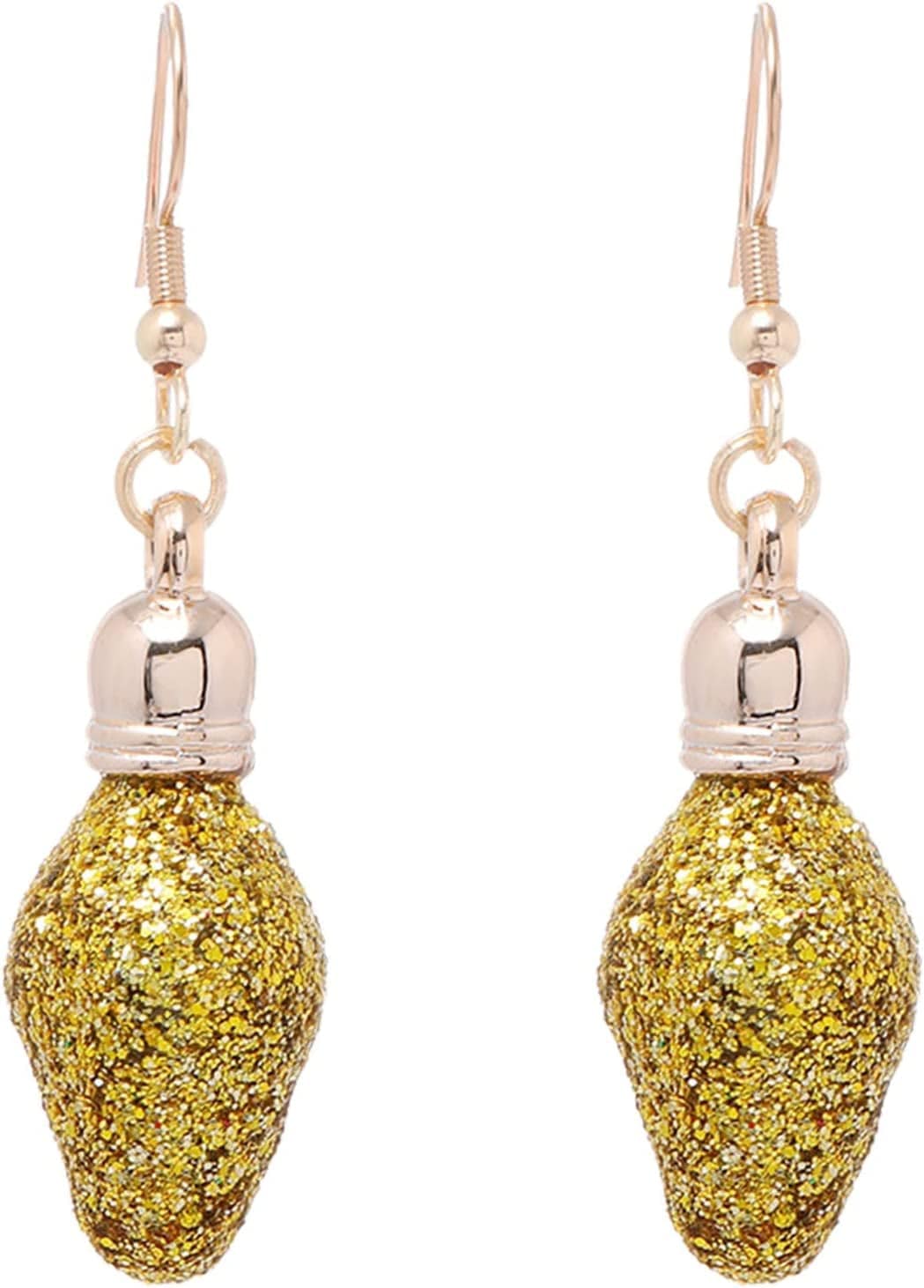 Earrings for Women Christmas Pendants Jewelry Color Xmas Tree Exquisite Cute Snowflake Snowman Earring GITS for Womens Girls O / One Size