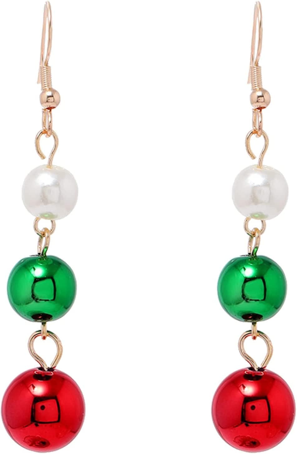 Earrings for Women Christmas Pendants Jewelry Color Xmas Tree Exquisite Cute Snowflake Snowman Earring GITS for Womens Girls M / One Size