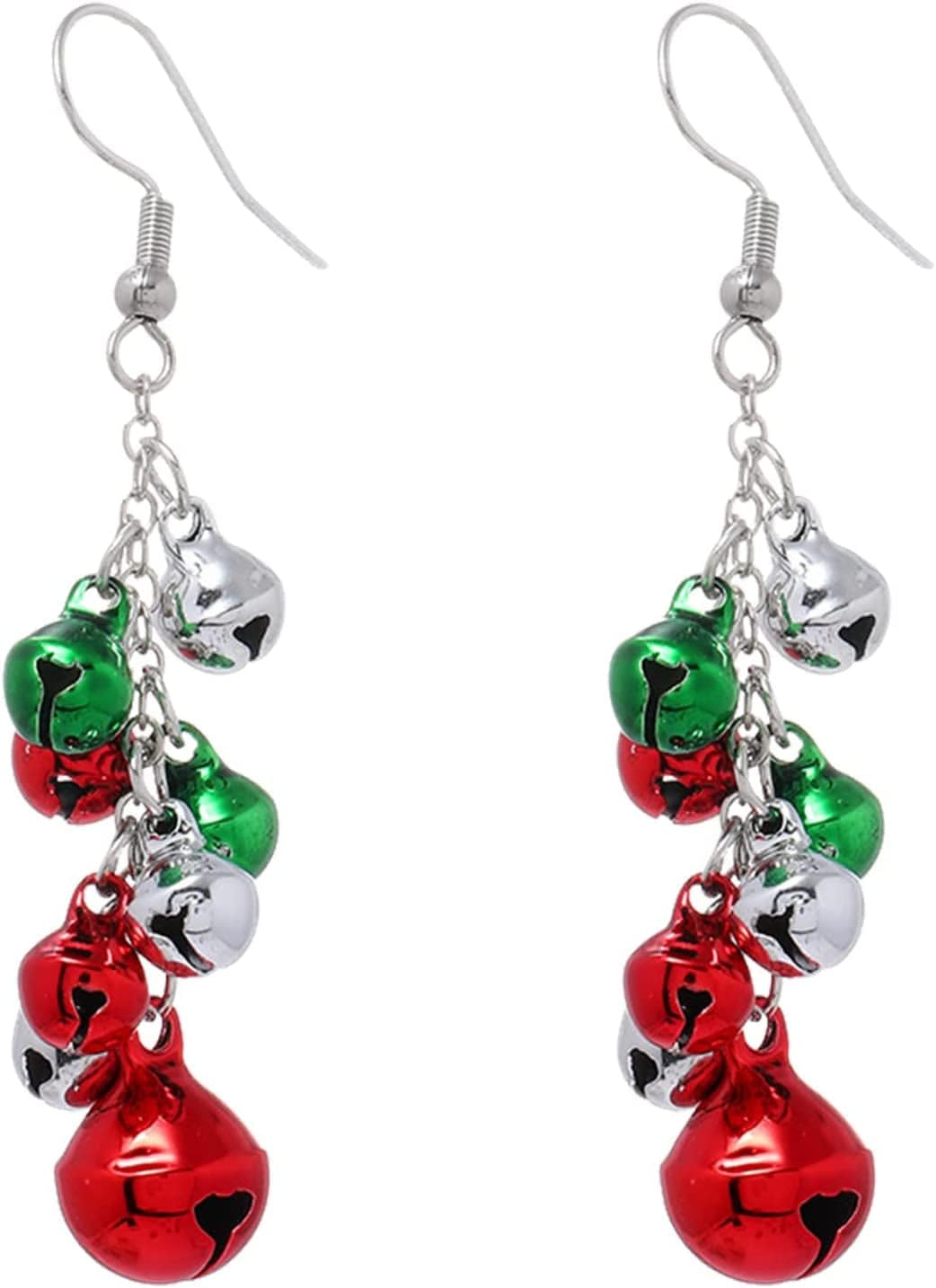 Earrings for Women Christmas Pendants Jewelry Color Xmas Tree Exquisite Cute Snowflake Snowman Earring GITS for Womens Girls G / One Size