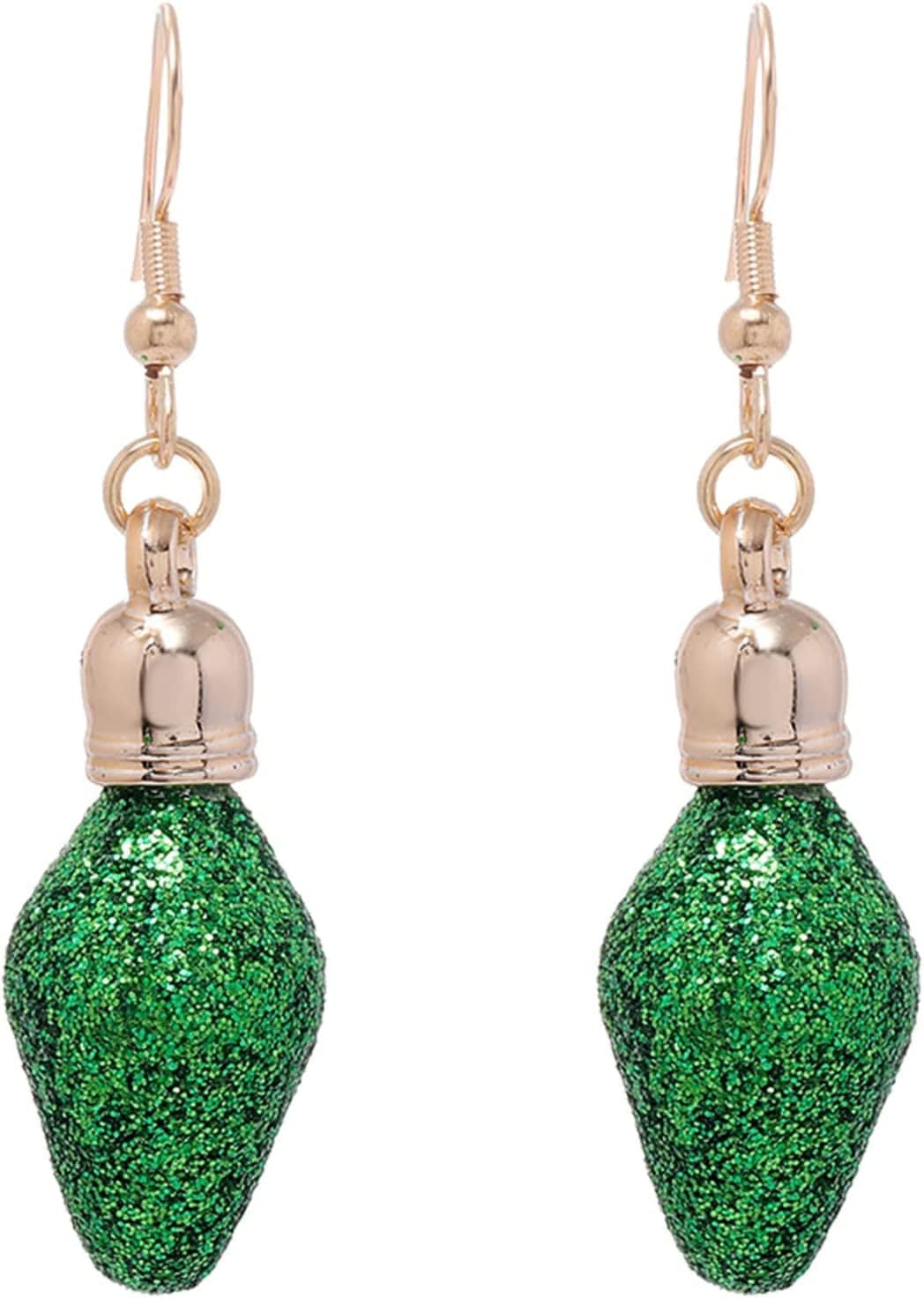 Earrings for Women Christmas Pendants Jewelry Color Xmas Tree Exquisite Cute Snowflake Snowman Earring GITS for Womens Girls K / One Size