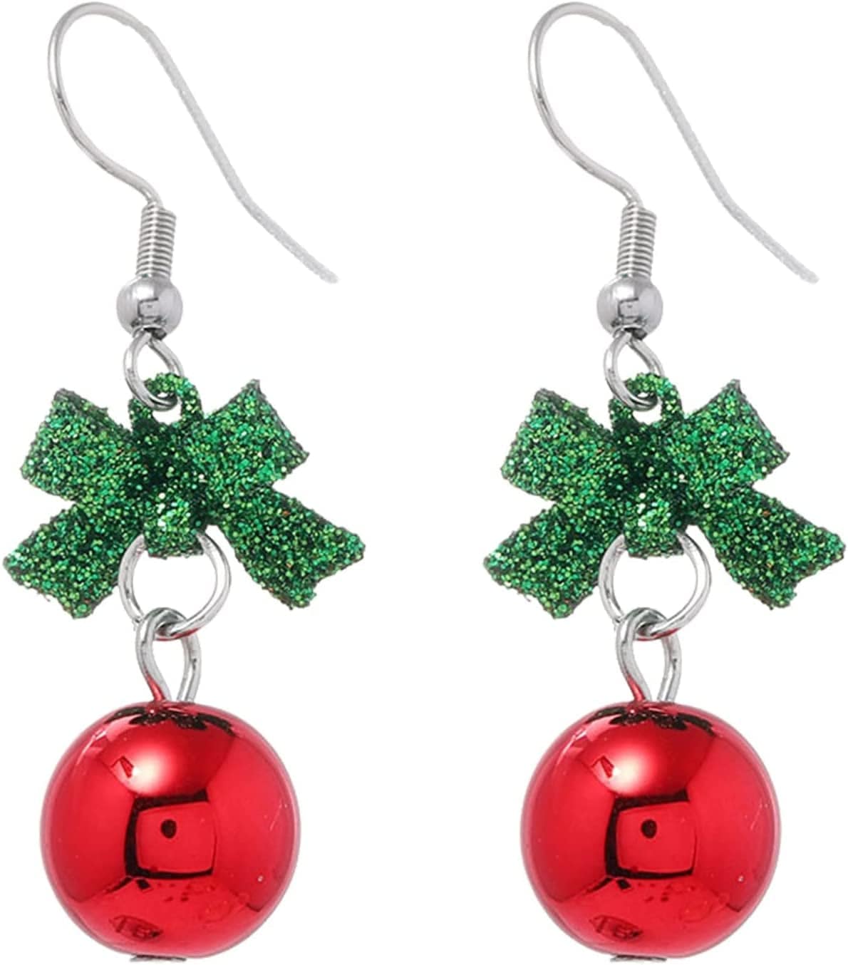 Earrings for Women Christmas Pendants Jewelry Color Xmas Tree Exquisite Cute Snowflake Snowman Earring GITS for Womens Girls I / One Size