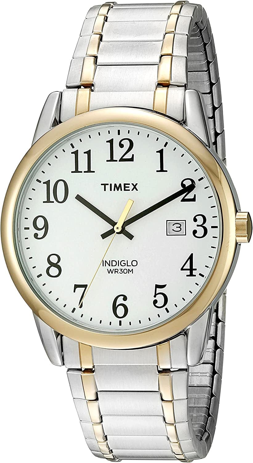 Easy Reader Date Expansion Band 38Mm Watch Two-Tone/White