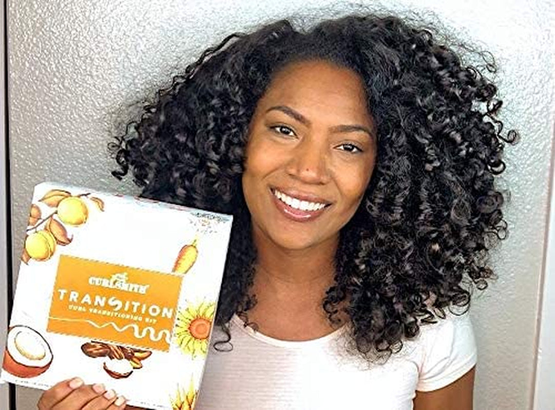 Curlsmith - Transition Kit - Vegan Haircare Kit for Dry, Wavy, Curly or Coily Hair (1 X 12Oz, 1 X 8Oz, 2 X 2Oz) Health & Beauty > Personal Care > Hair Care CURLSMITH
