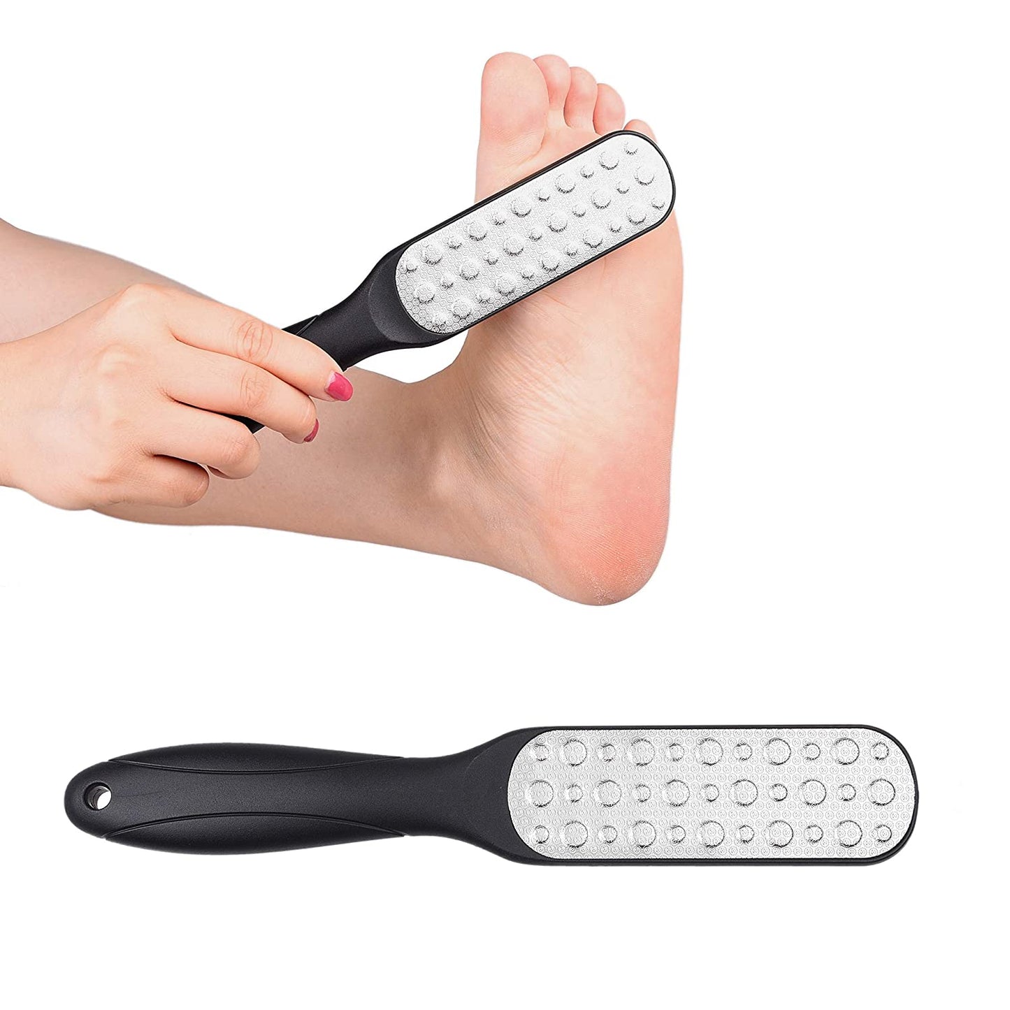 Foot Scrubbers - Pedicure Kit - File, Rasp, Callus Remover - for Scrubbing / Exfoliation / Dead Skin Removal / Peeling - Personal Care, Grooming - Beautiful Feet, Nails, Toes - Feel Fresh and Clean Health & Beauty > Personal Care > Foot Care Kare & Kind