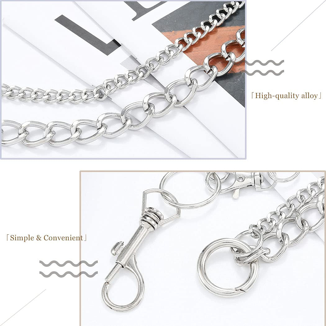 Dresbe Boho Layered Body Chains Silver Waist Chain Dainty Body Jewelry Accessories for Women and Girls Apparel & Accessories > Jewelry > Body Jewelry Dresbe