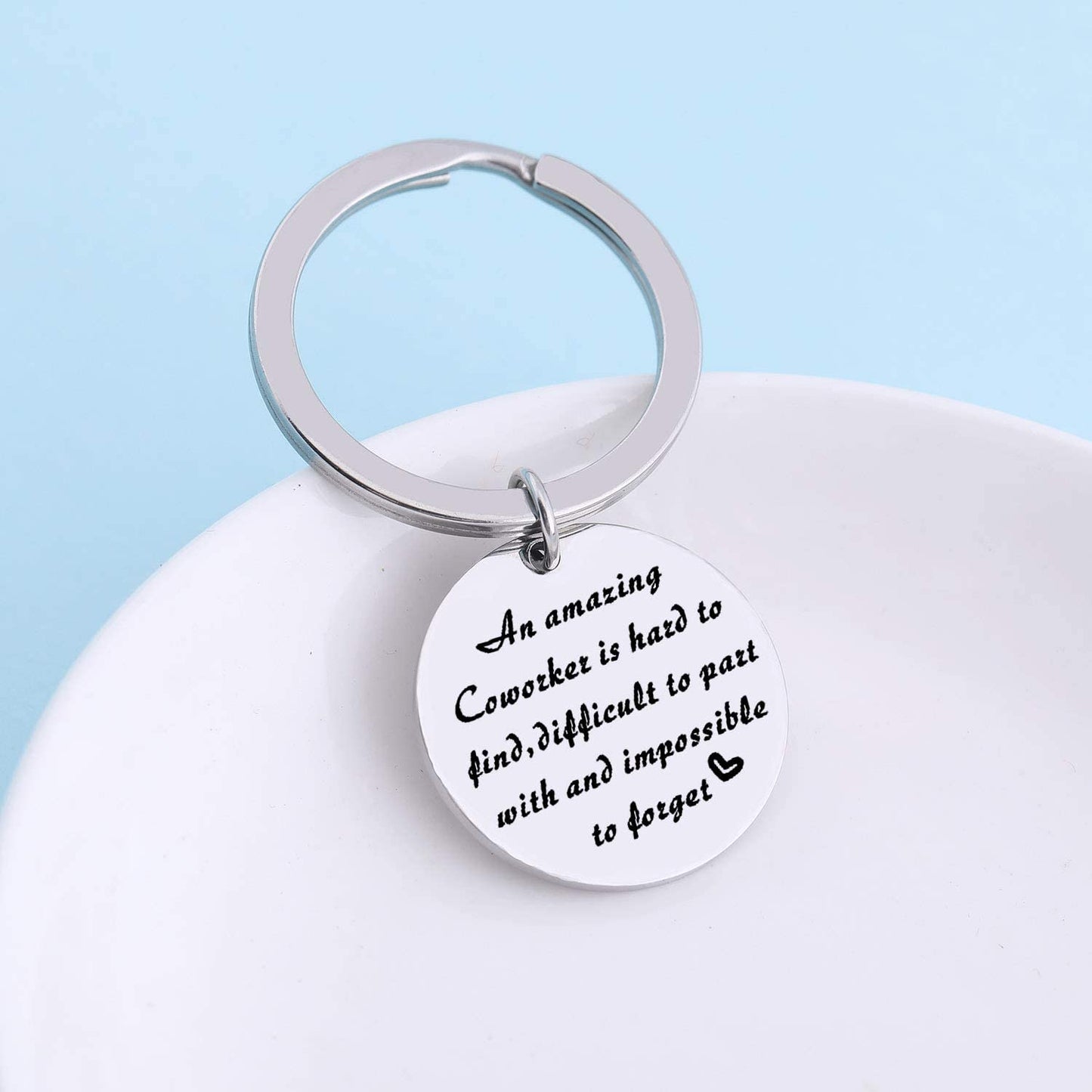 Tzrnhm Blossom an Amazing Coworker Is Hard to Find Difficult to Part with and Impossible to Forget Bangle Keychain Gfts for Coworkers,Business Partner,Boss,Friends Apparel & Accessories > Jewelry > Bracelets TzrNhm Blossom