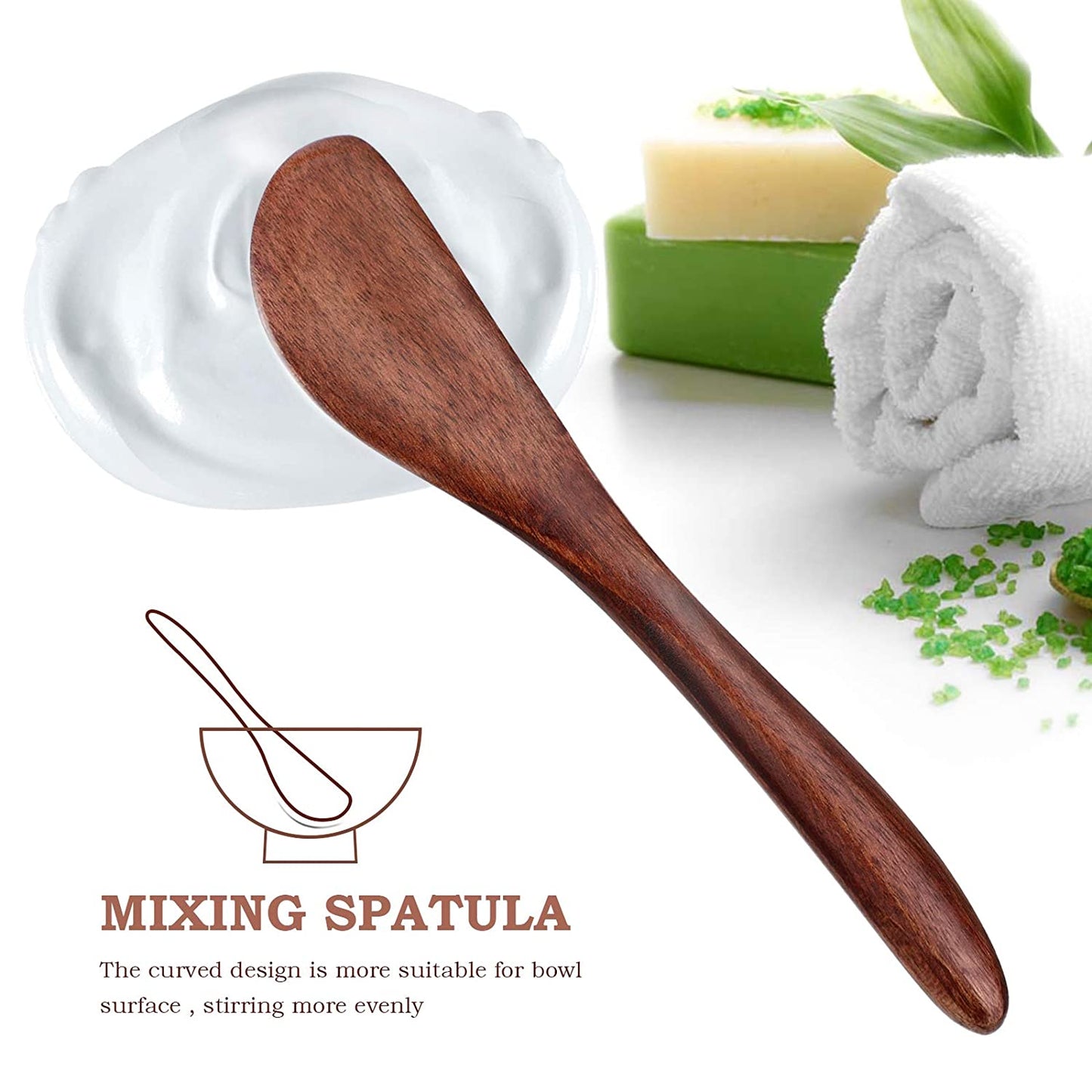 MWOOT DIY Facial Mask Bowl Set, 5-Pack DIY Clay Mask Mixing Kit with Brushes and Bowl, Mask Mixing Tools for Mixing Clay Mask DIY - Brown Health & Beauty > Personal Care > Cosmetics > Cosmetic Tools > Skin Care Tools MWOOT