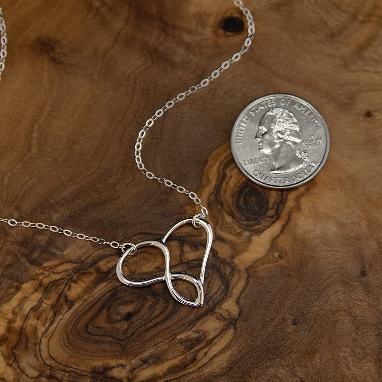EFYTAL Mom Gifts, 925 Sterling Silver Infinity Heart Necklace for Mother & Daughter, Mom Necklaces for Women, Best Birthday Gift Ideas, Pendant Mother'S Day Jewelry for Her, Mothers Day