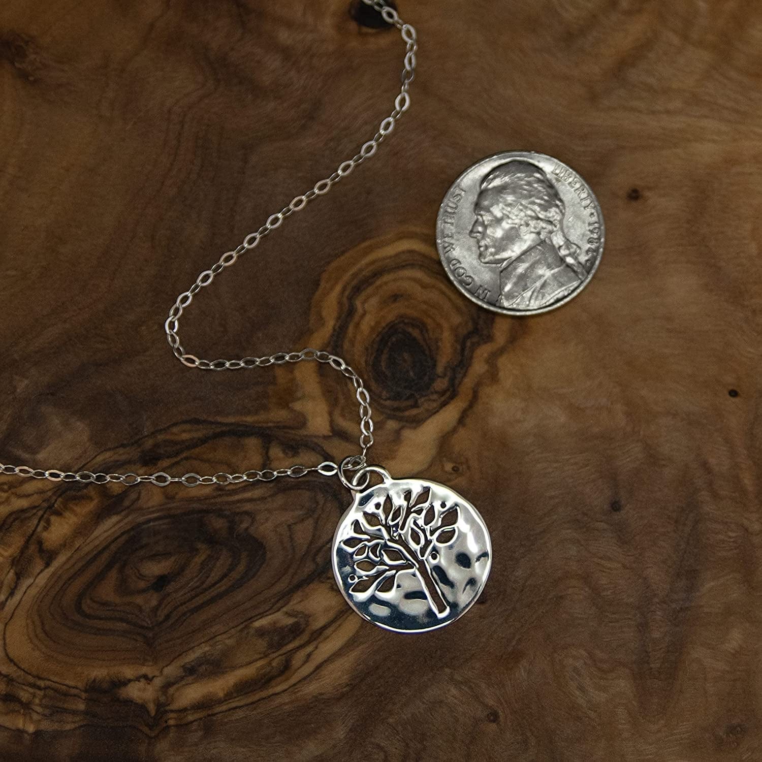 EFYTAL Mother in Law Gifts, Sterling Silver Tree of Life Necklace, Wedding Jewelry Gift from Bride or Groom