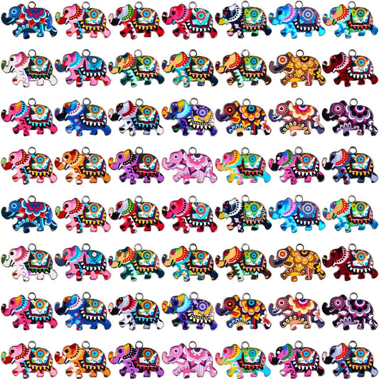 Elephant Charms Elephant Bracelet Charms Elephant Pendant Charms for Jewelry Making Earring DIY Keychain 56