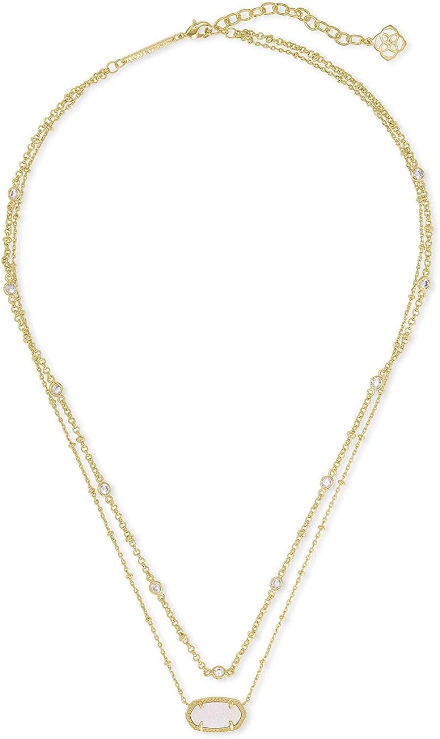 Elisa Crystal Multi Strand Necklace, Fashion Jewelry for Women