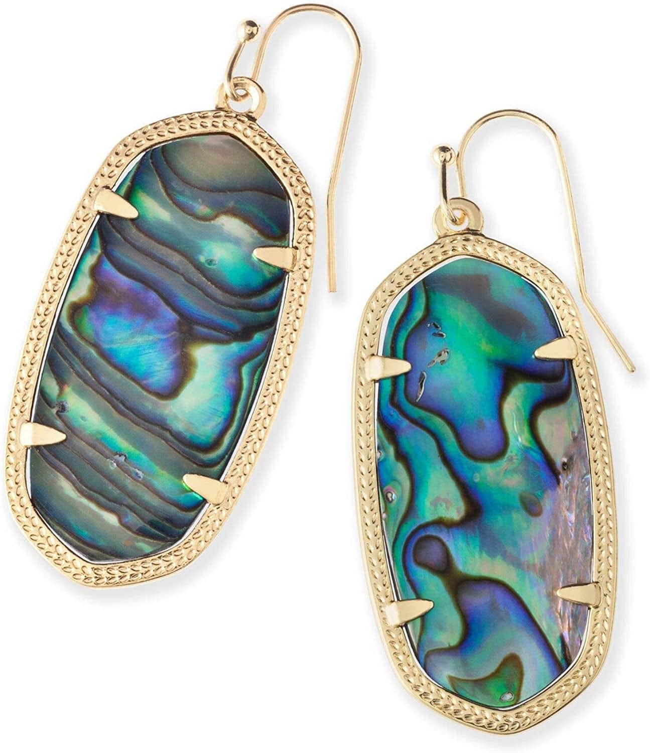 Elle Drop Earrings for Women GOLD - ABALONE SHELL