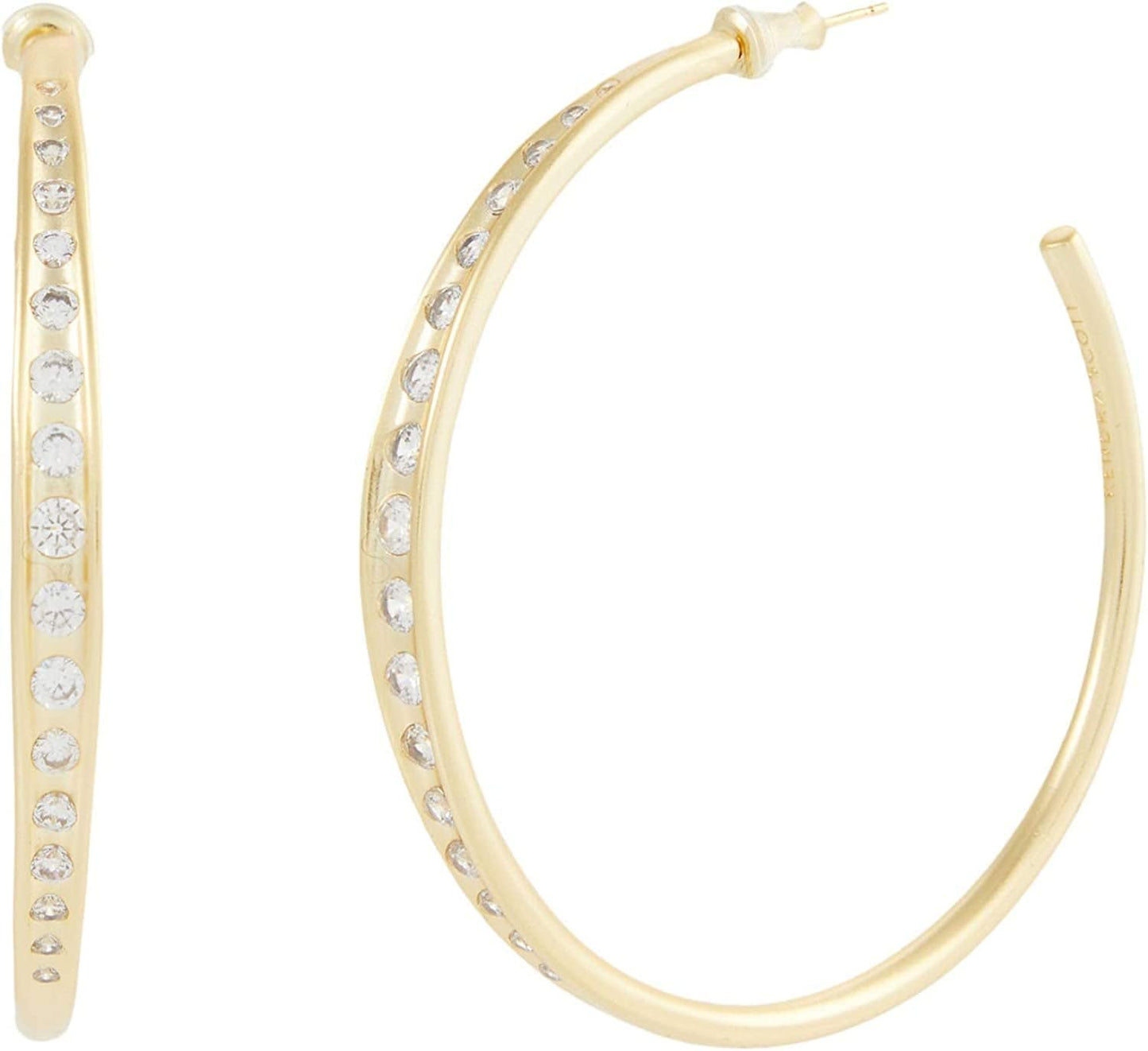 Elle Drop Earrings for Women Gold Teal Tie-Dye Illusion