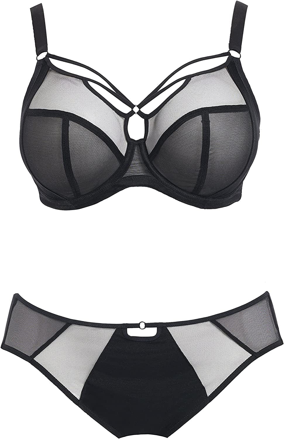 Elomi Sachi Strappy Underwire Plunge Bra Bra