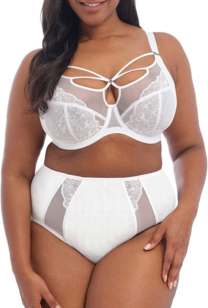 Elomi Women'S plus Size Brianna Strappy Underwire Plunge Bra