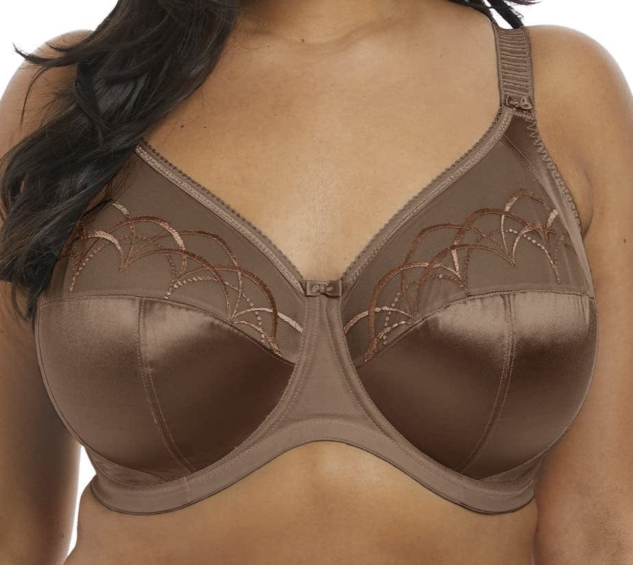 Elomi Women'S plus Size Cate Underwire Full Cup Banded Bra Pecan / Cate Underwire Full Cup Banded Bra / 40E