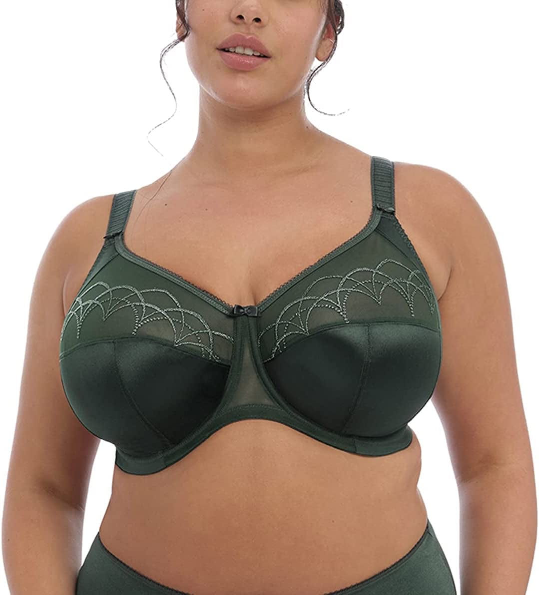 Elomi Women'S plus Size Cate Underwire Full Cup Banded Bra Pinegrove / Cate Underwire Full Cup Banded Bra / 40DD