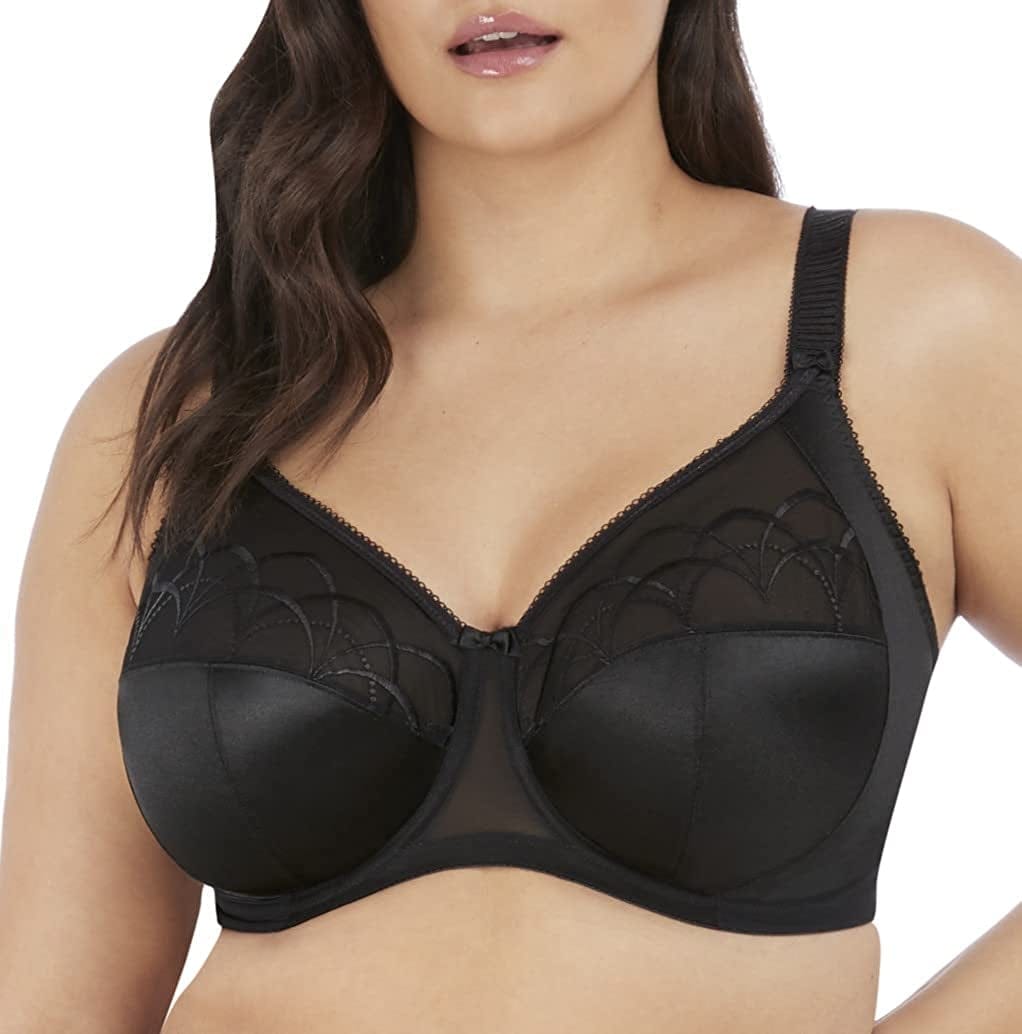 Elomi Women'S plus Size Cate Underwire Full Cup Banded Bra Black / Cate Underwire Full Cup Banded Bra / 40JJ