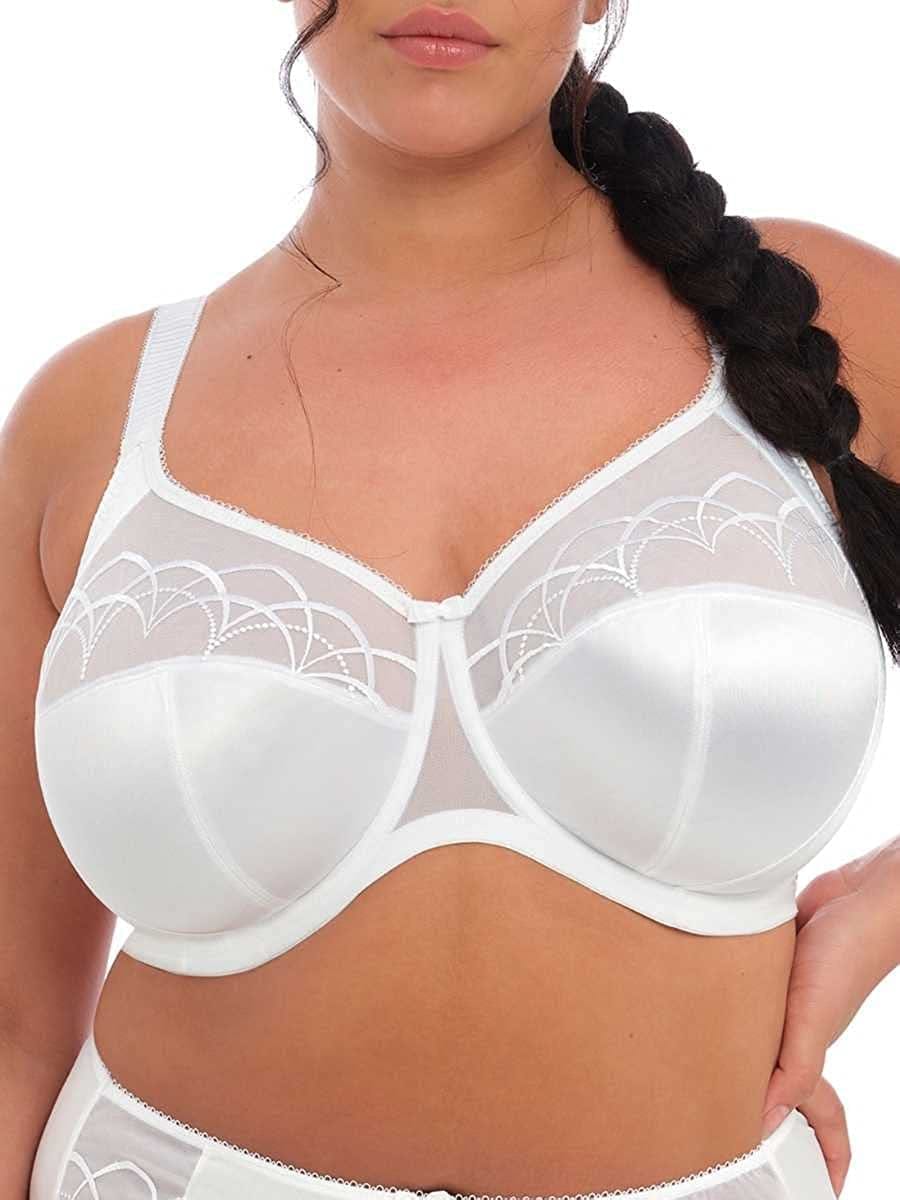 Elomi Women'S plus Size Cate Underwire Full Cup Banded Bra White / Cate Underwire Full Cup Banded Bra / 42H