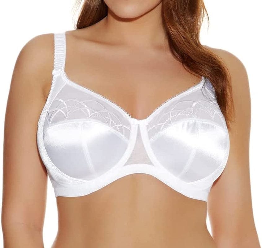Elomi Women'S Plus-Size Cate Underwire Full Cup Banded Bra White / Cate Underwire Full Cup Banded Bra / 46DD