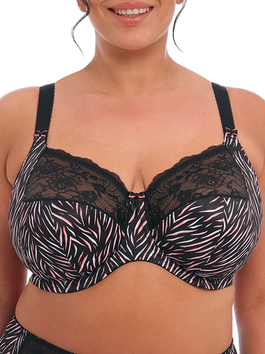 Elomi Women'S plus Size Morgan Banded Underwire Stretch Lace Bra Serengeti / 32HH