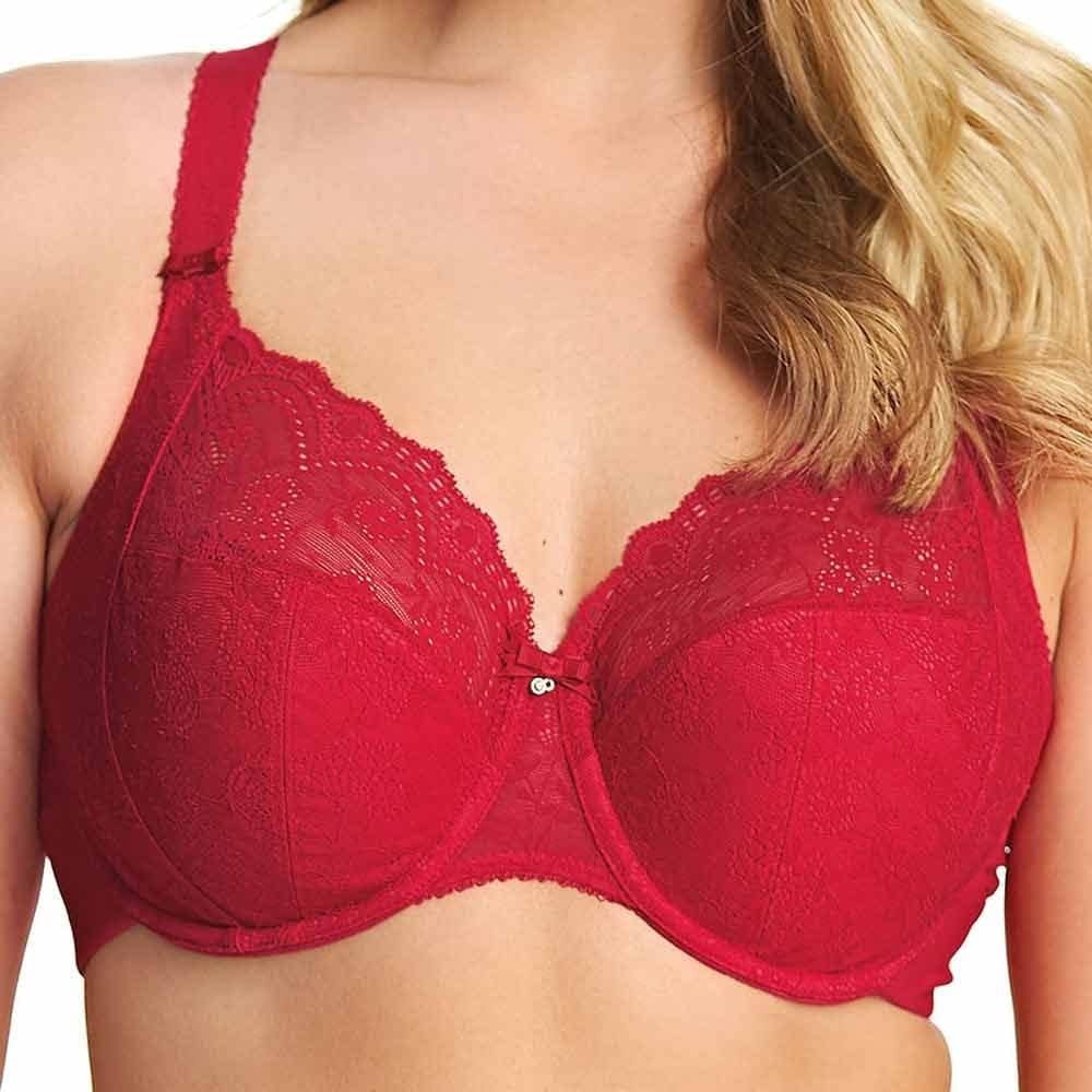Elomi Women'S plus Size Tia Underwire Bandless Bra Crimson / 38FF
