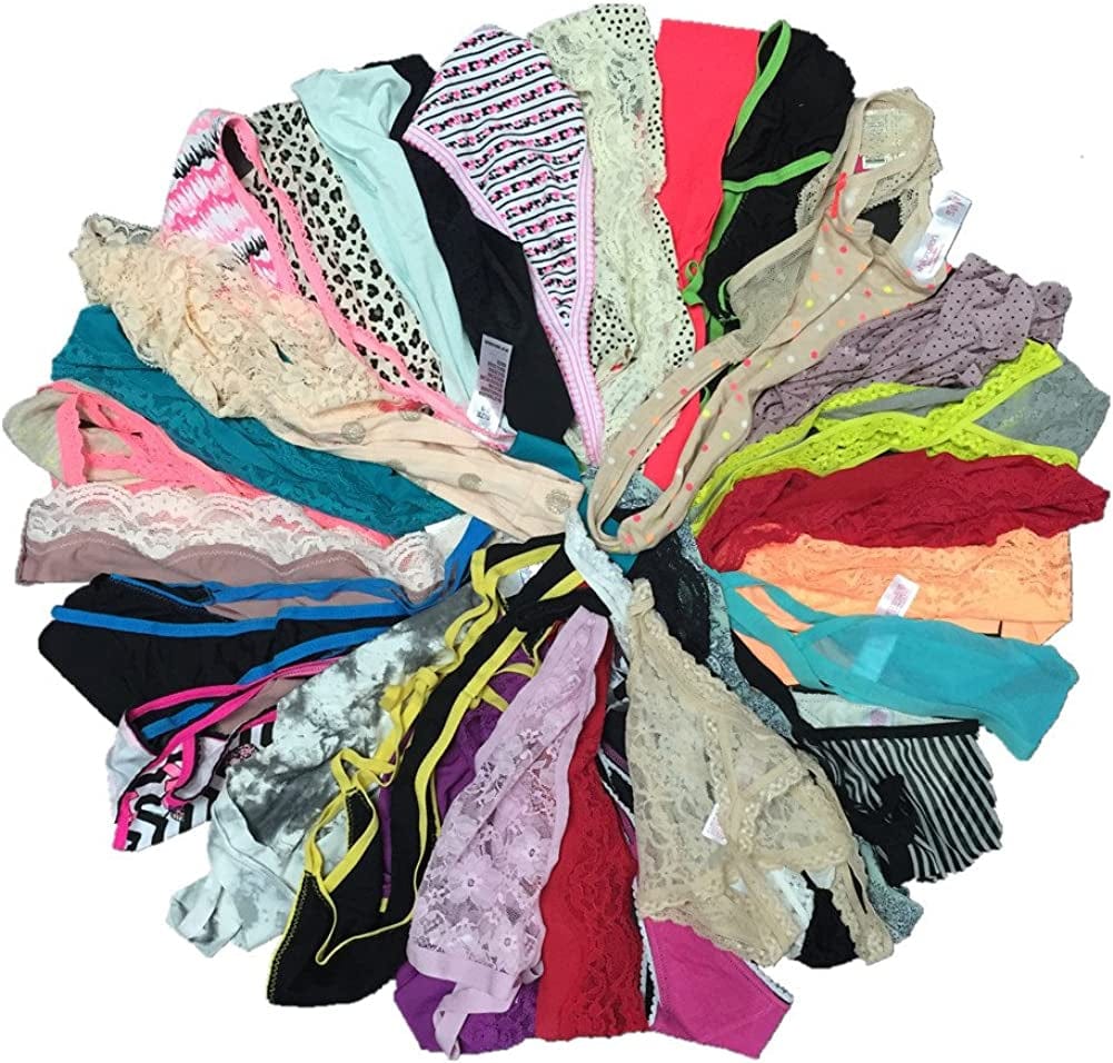 EMBEK Variety of Womens Underwear Pack T-Back Thong Bikini Hipster Briefs Cotton Lace Panties