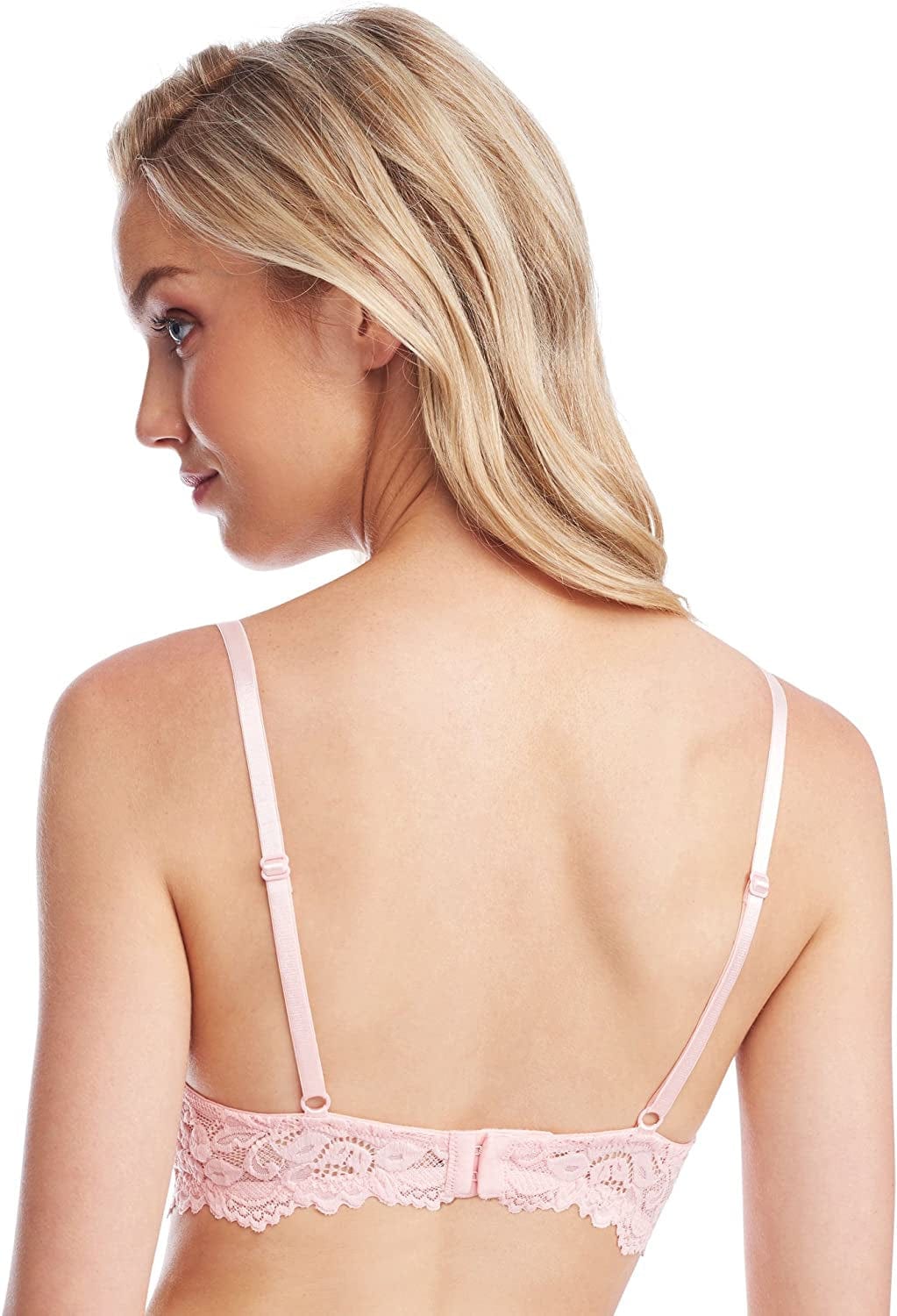 Emma Underwire Lace Bra, Unpadded Sheer Lingerie for Women, Perfect Everyday Balconette Demi Bra