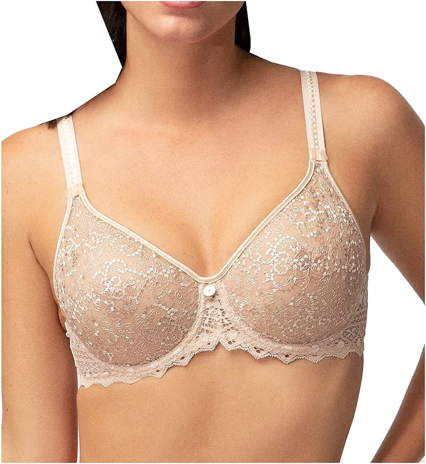 Empreinte Cassiopee Seamless Full Cup Bra Creamy Beige / 34G