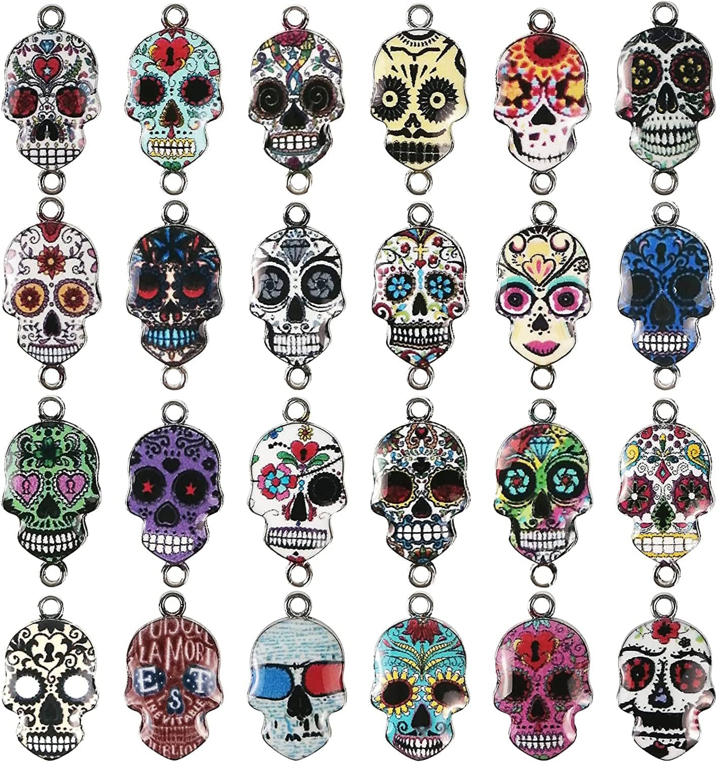 Enamel Charm Pendant for DIY Necklace Bracelet Earring Jewelry Making Color 1