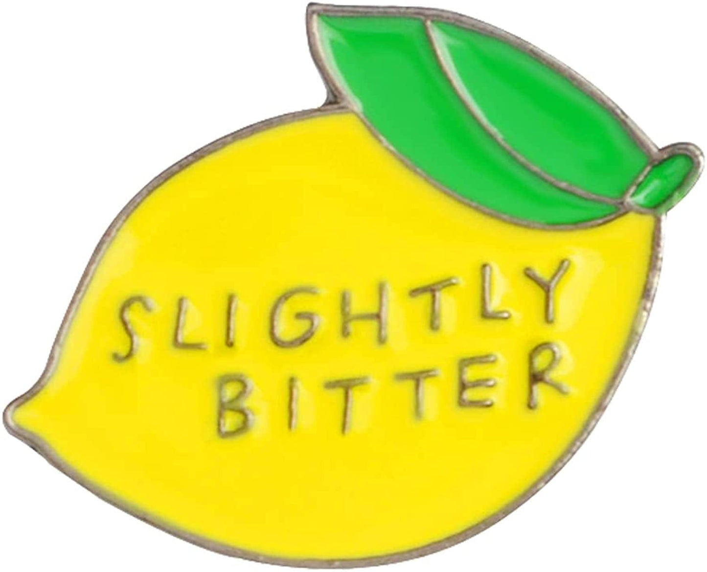 Enamel Lapel Pin Novelty Cartoon Brooch Badge for Clothes Hat Backpack Decoration LEMON