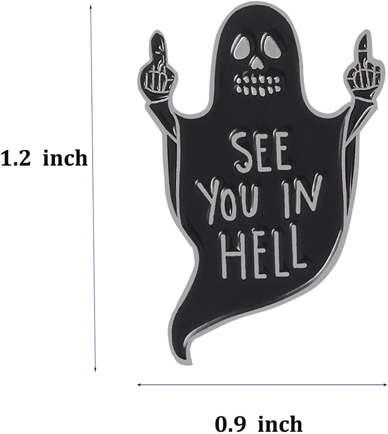 Enamel Lapel Pin Novelty Cartoon Brooch Badge for Clothes Hat Backpack Decoration