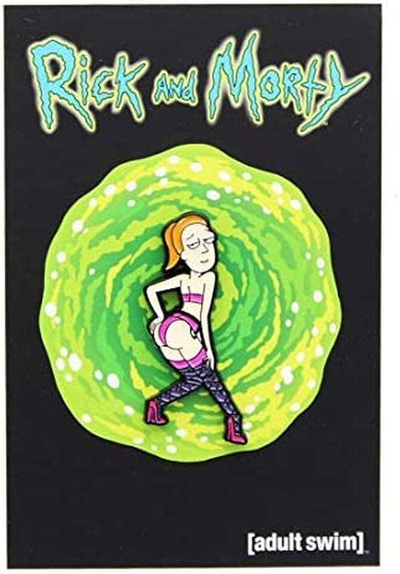 Enamel Pin | Rick and Morty Lapel, Jacket, Backpack Pins, Sexy Summer