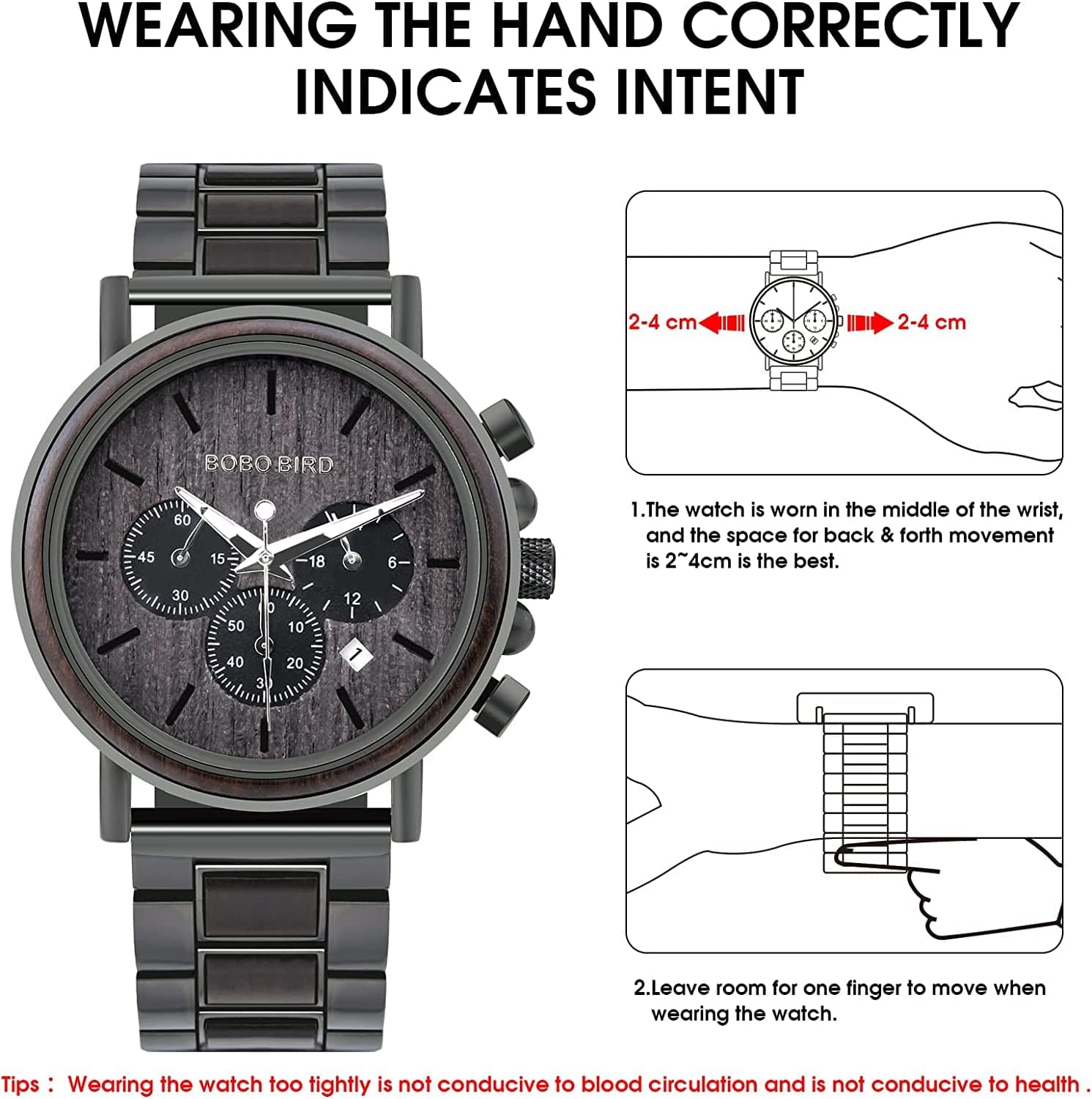 Engraved Wooden Watch for Boyfriend My Man Fiancé Husband Customized Personalized Wood Watches for Men Birthday Anniversary Personalized Watch