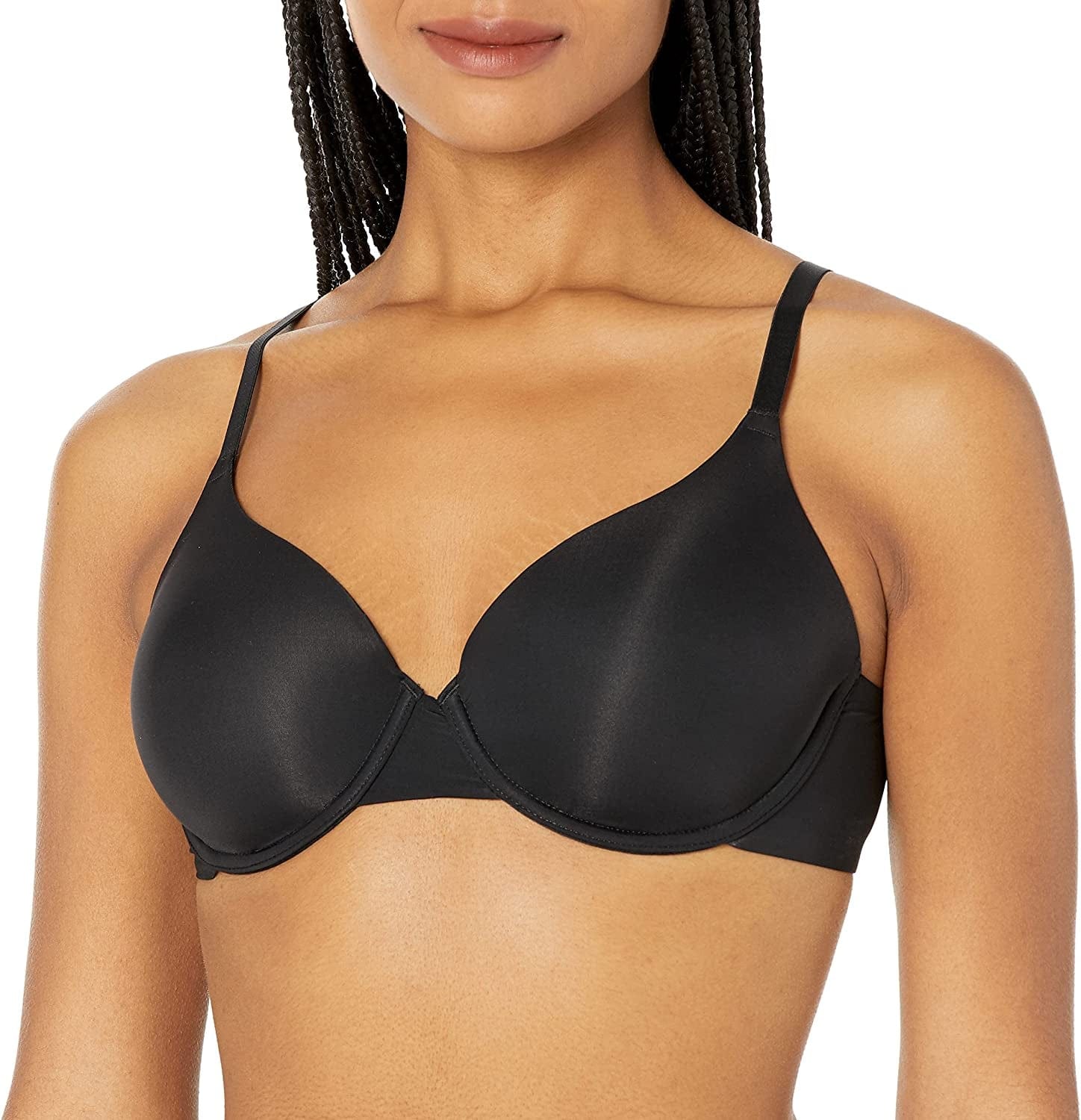 Essentials Women'S Classic T-Shirt Bra Black / 36D
