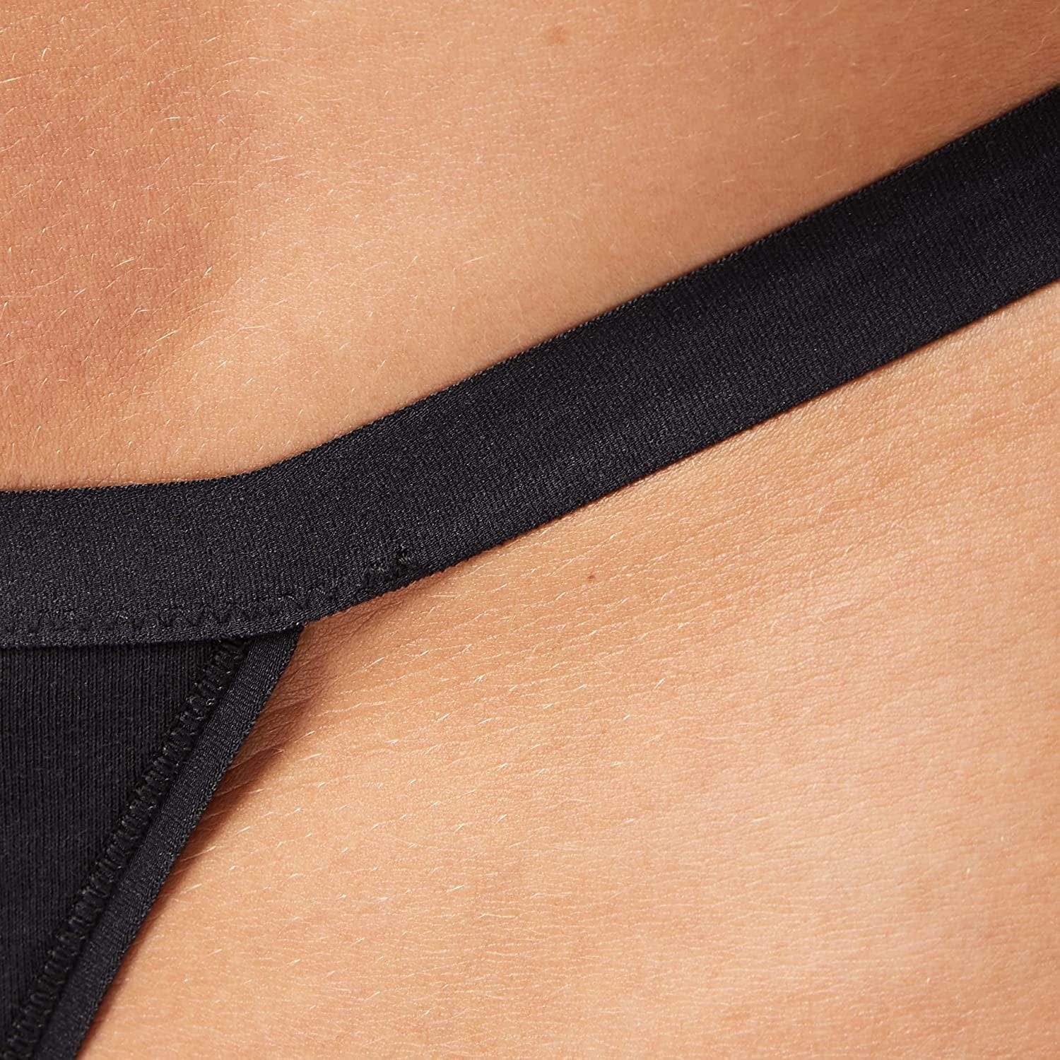 Essentials Women'S Cotton Thong String Underwear, Pack of 6