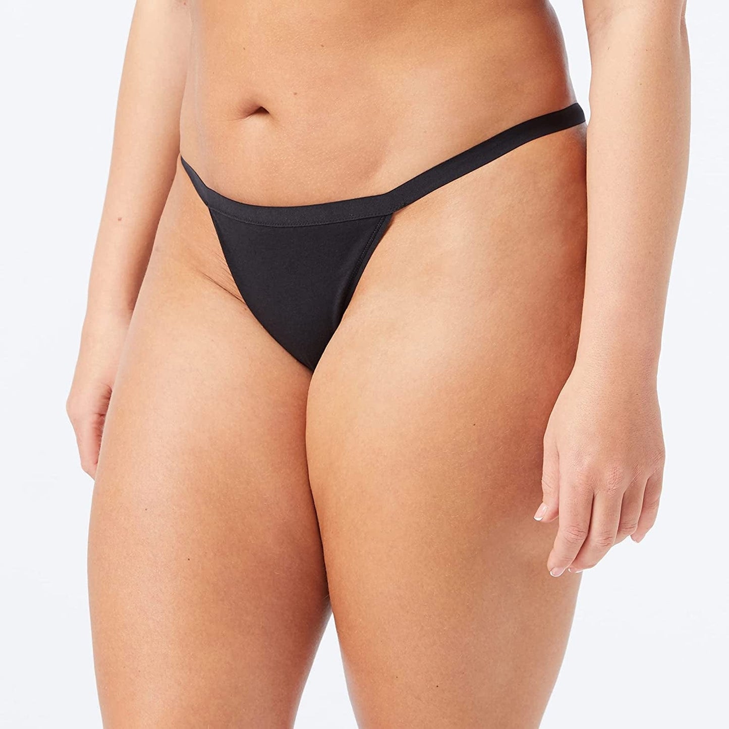 Essentials Women'S Cotton Thong String Underwear, Pack of 6