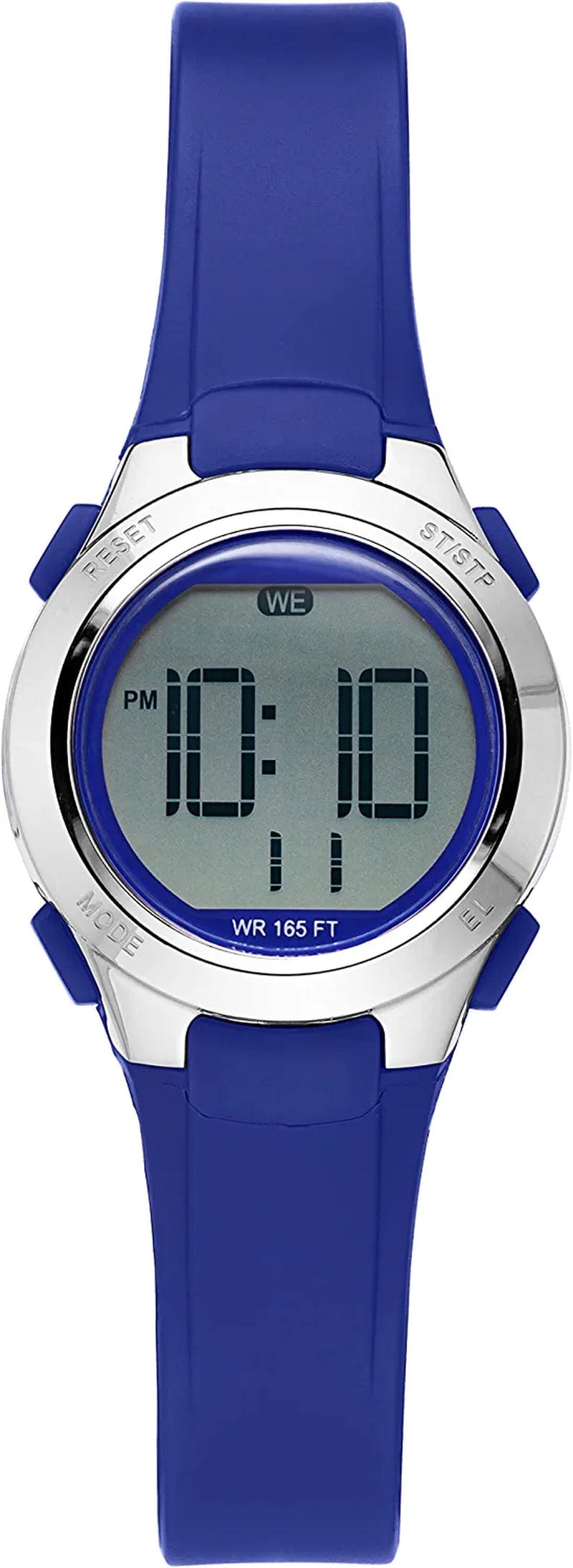 Essentials Women'S Digital Chronograph Resin Strap Watch Blue